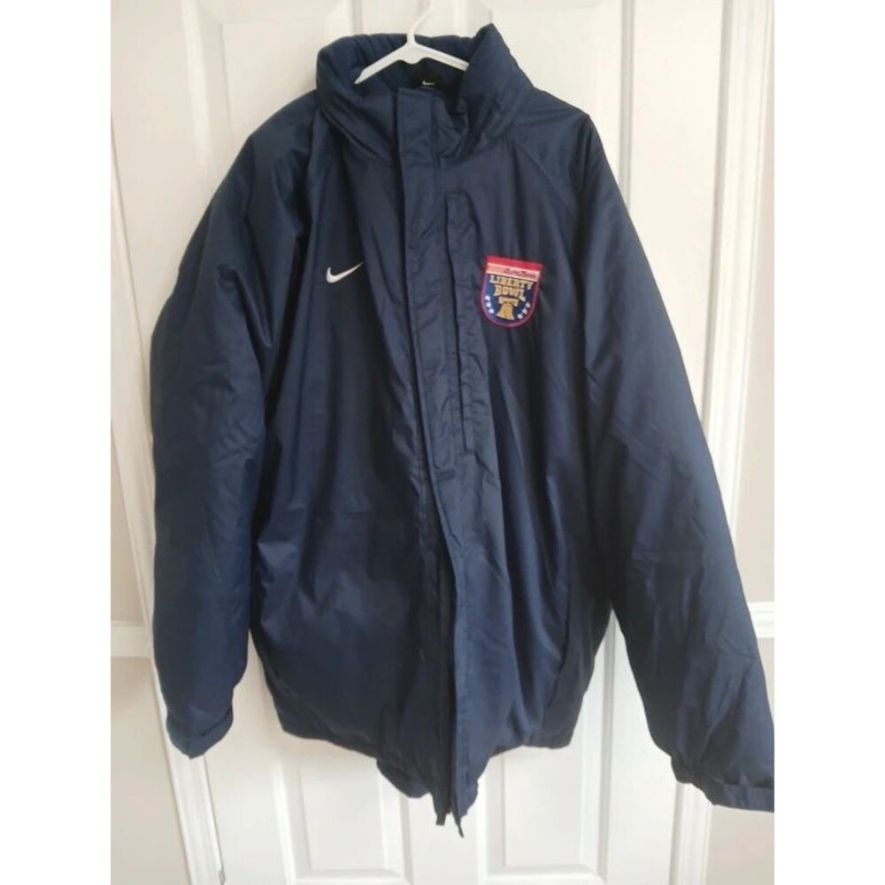 Rare Nike sz 3x Navy Blue Winter Jacket Liberty Bowl NCAA